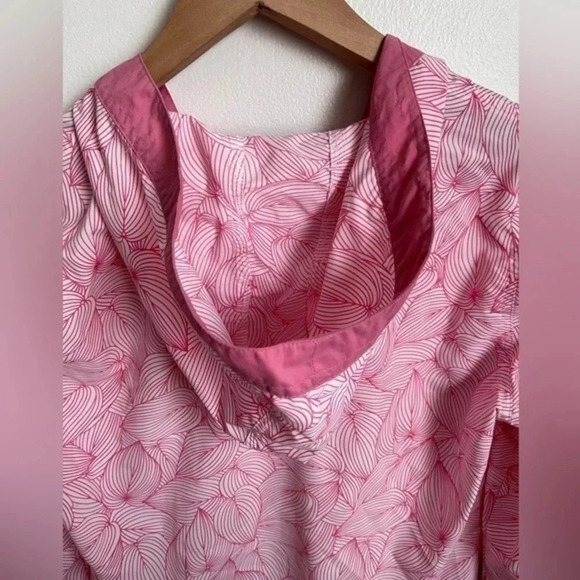 L.L. Bean Hooded Tunic Pink‎ Top - Picture 6 of 7